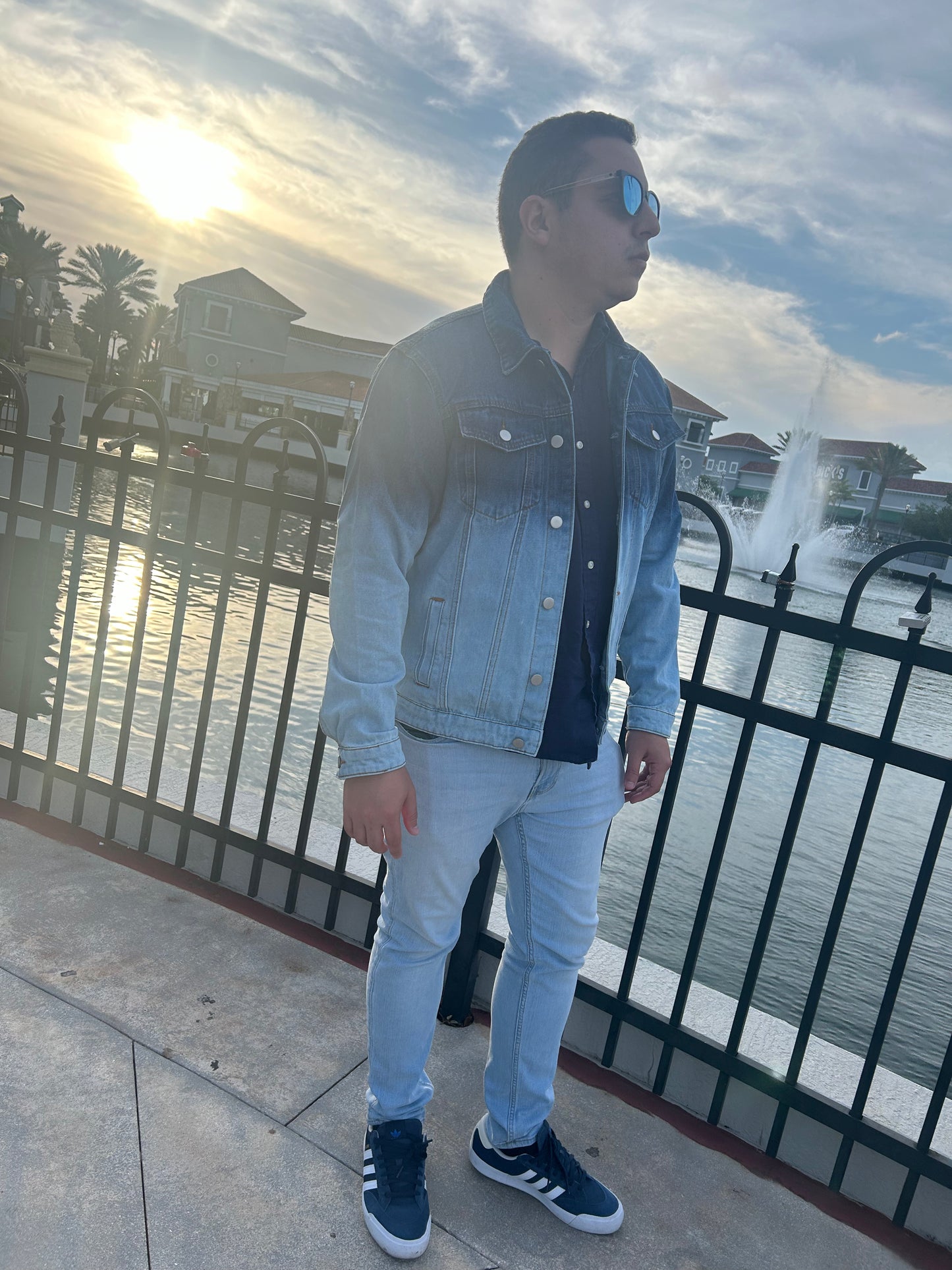 Jean Jacket Custom for Man Degraded