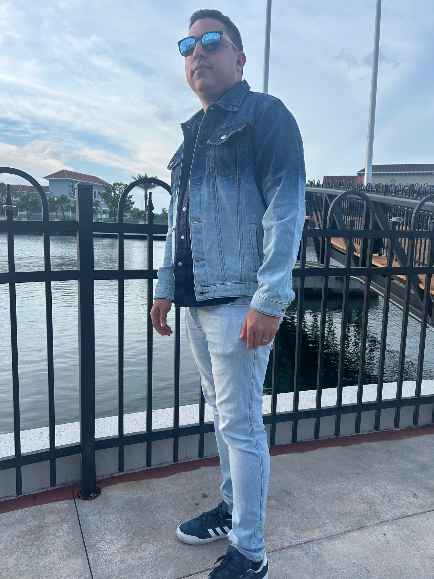 Jean Jacket Custom for Man Degraded