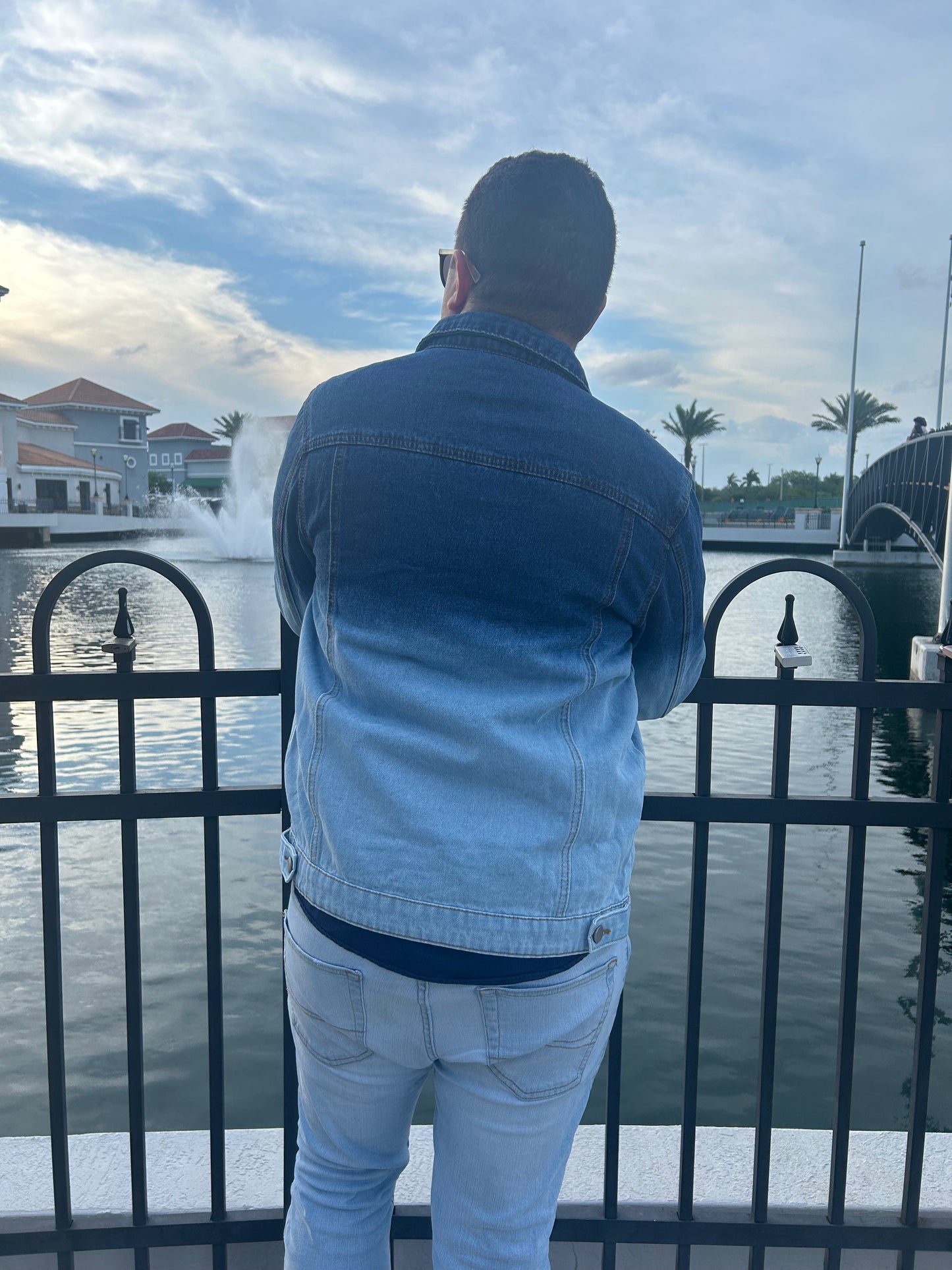Jean Jacket Custom for Man Degraded