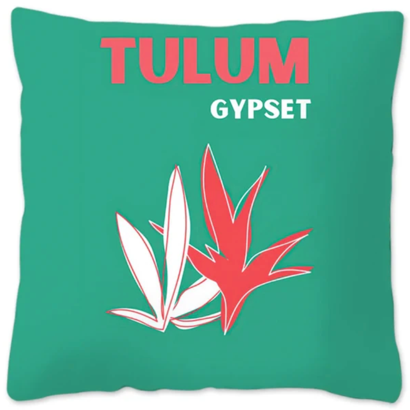 Pillow Cover, Travel to Tulum, by Jojo