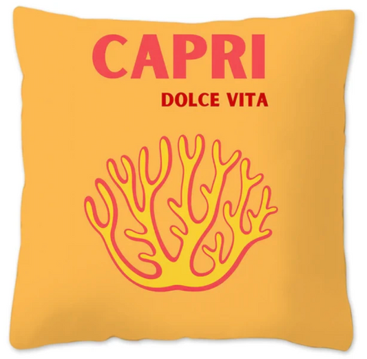 Pillow Cover, Travel to Capri by Jojo