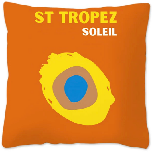 Pillow Cover, Travel to St Tropez, by Jojo